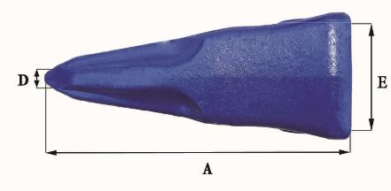 Dents de godet adaptables Feurst AF 7359 V - 6,50 kg - Dimensions précises_1