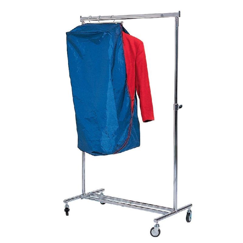 Housse VRP Luxe - Nylon Bleu - 50x90cm - Maintien sécurisé par mâchoire métallique et fermeture latérale_1
