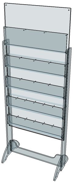 Infmh - meuble présentoir - form x.L. - au sol 77 x 45 cm_1
