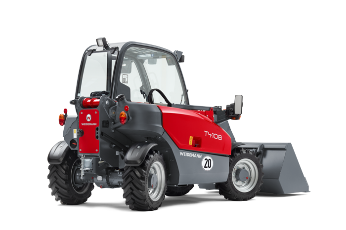 Mini-chargeuse télescopique compacte 2.27t - Weidemann T4108 - Hauteur de levage et stabilité_1