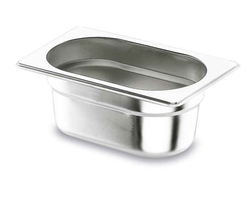 Bac GN Gastro 1/4 Inox - Hauteur 200 mm - Empilable et Compatible Réfrigération et Cuisson_1