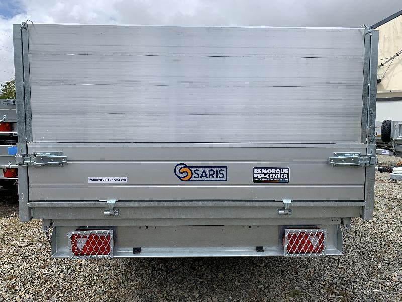 Remorque Tri-benne SARIS - 306 x 184 - PTAC : 3500 kg - 2 Essieux - Freinée - Pompe Electrique - Référence - 39300_VENISE_BAG205_1