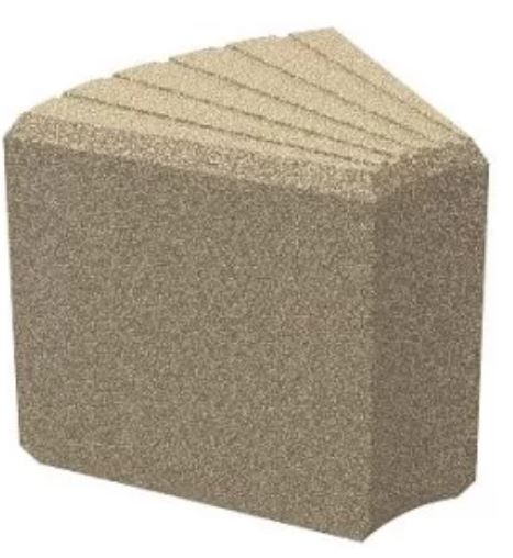 Banquette Heba en polyéthylène moyenne densité (MDPE) - 50 cm, 200 cm ou version courbe 45° - traité anti-U.V., anti graffitis et sans entretien_1