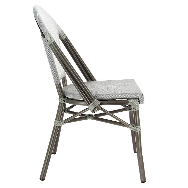Chaise exterieure restaurant Biarritz - GRIS_1