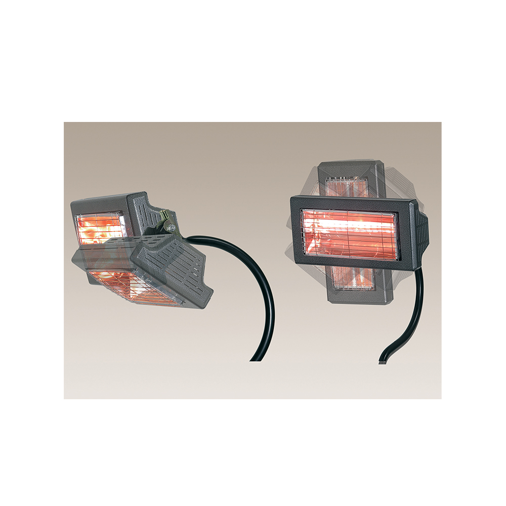 Chauffage portable rayonnant électrique 230 V monophasé - MT 22 - Sovelor, avec lampe infrarouge halogène à quartz_1