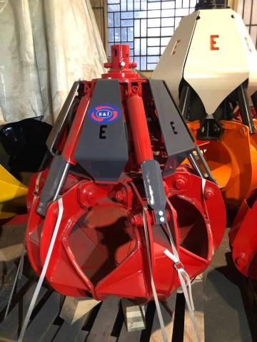 Grappin à ferraille Euromec - PS-PSX pour camion grue et mini pelle de 1 à 12 tonnes_1