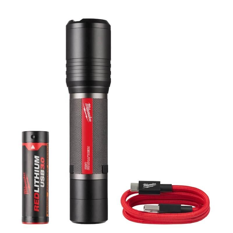 Lampe de poche rechargeable L4 FL2000-301 2000 lumens - MILWAUKEE - 4933479637_1