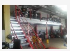 Plateforme de stockage métallique démontable et autoportante - Mezzanine industrielle pour ateliers et entrepôts_1