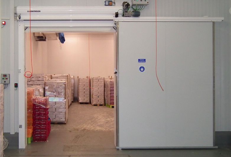 Porte coulissante frigorifique de conservation_1