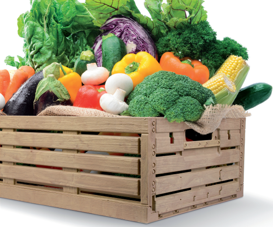 Bac pliable en plastique aspect bois RPC Wood – écologique, pliable et robuste pour supermarchés et primeurs_0