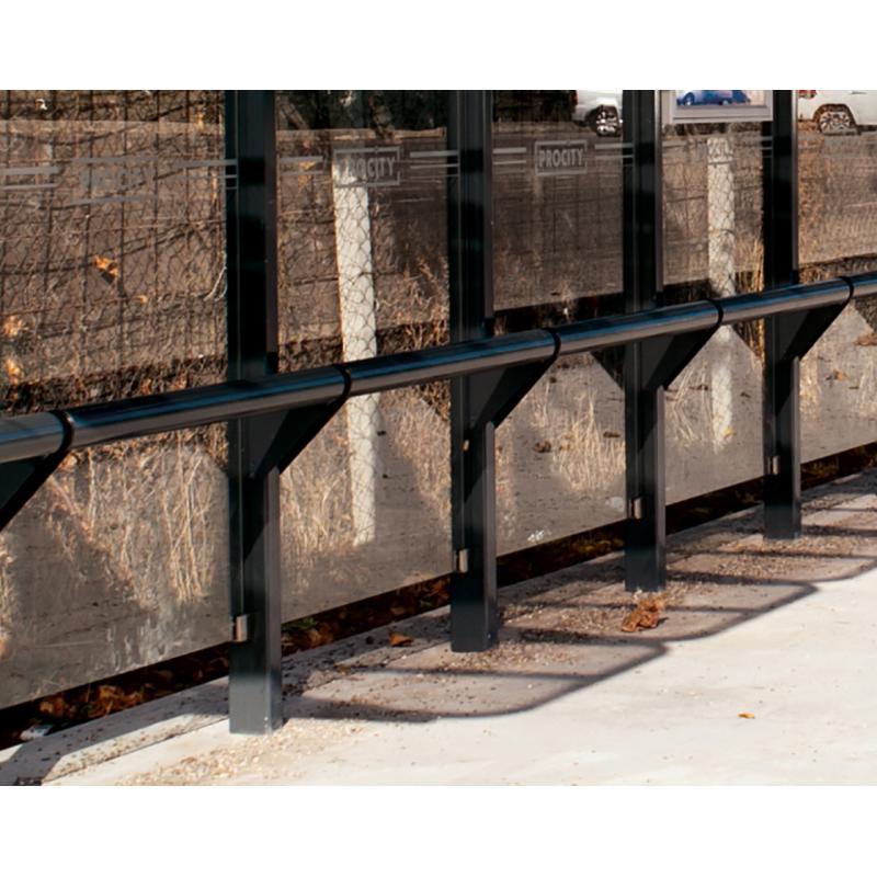 Assis-debout pour stations bus Conviviale® - Réf : 209159 - confortable et adaptable_1