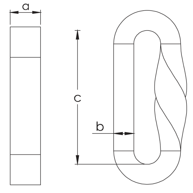 Chaîne de levage Tycan - fibres DYNEEMA - Green Pin - 2,6t à 6,8t - REF : 19000_1