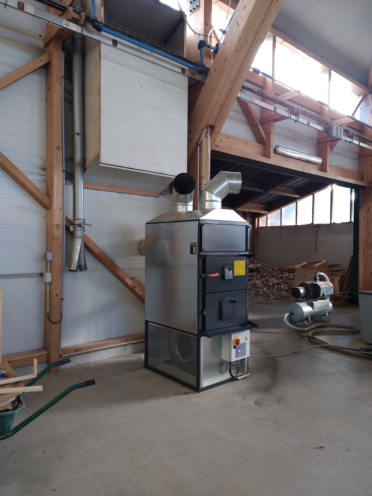 Générateur d'air chaud bois   Fabbri F28_1