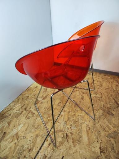 Chaise pour salle à manger Pedrali Gliss 921 d'occasion - métal et polycarbonate - plusieurs couleurs disponibles_1