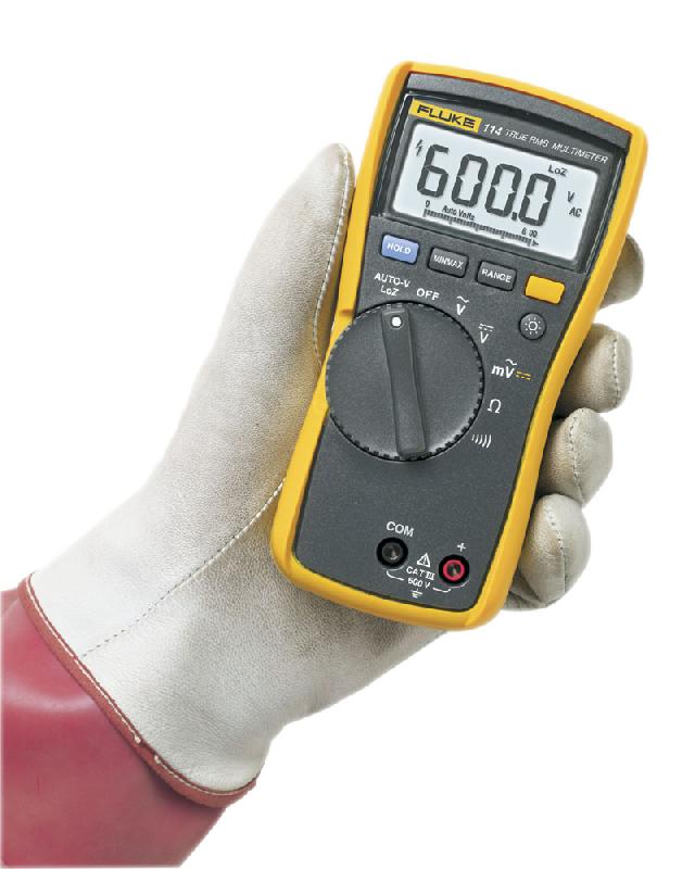 FL114 - Multimètre numérique portable TRMS AC 6 000 points avec rétroéclairage - Idéal pour dépannages résidentiels_1