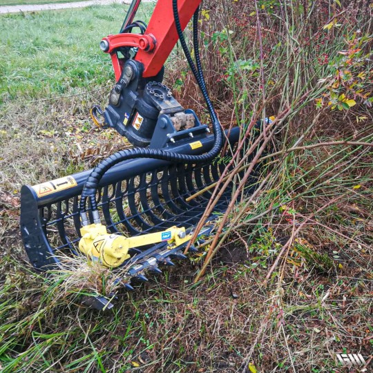 Godet pour mini-pelle et pelle hydraulique