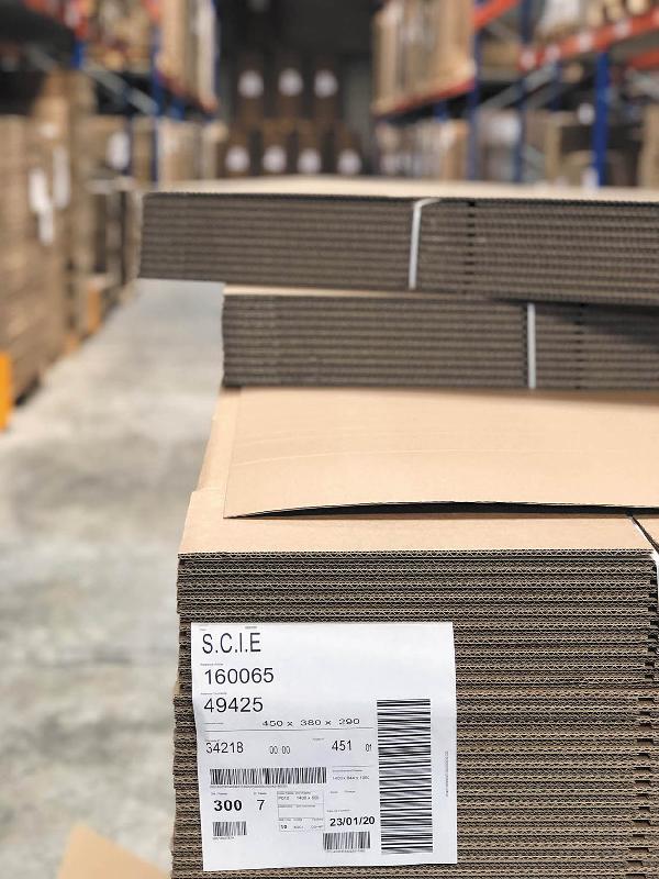 Plaque intercalaire  de palette simple cannelure - 850769 – Pour palette 80 x 120 cm_1