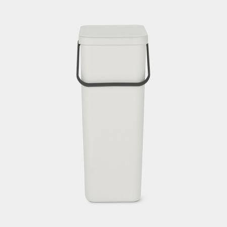 Poubelle Brabantia Sort & Go -40 litres - Light Grey - Volume 40L - Pratique et Écologique_1