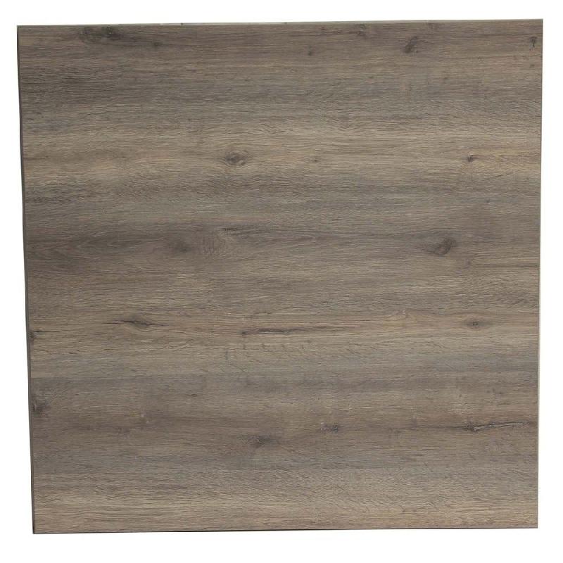 Plateau carré de table d'intérieur Tavola 60x60cm stratifié Rovere Texas_1
