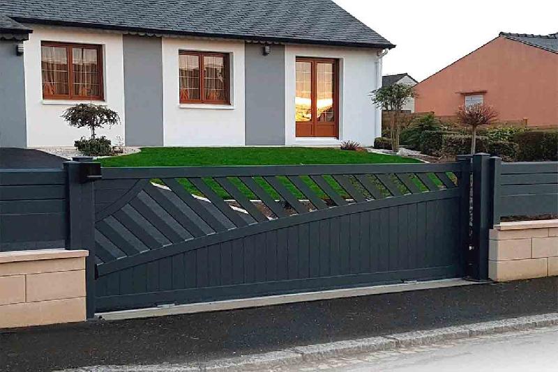 Poteau à sceller portail aluminium - 200 / 1300_1