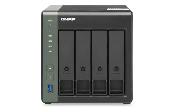 QNAP TS-431X3 NAS Tower Annapurna Labs Alpine AL-314 4 Go DDR3 0 To QNAP Turbo System Noir_1