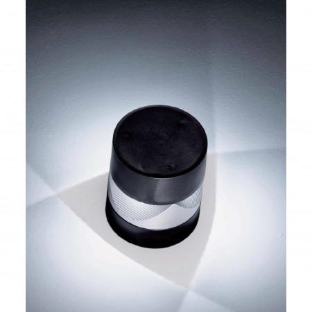 Borne Saus IP66 LED SMD 3W 3000K Noir - 300 lumens - IK08 - Hauteur 130 mm_1