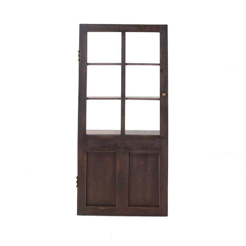Porte décorative en bois avec étagères L 85 x P 20 x H 180cm_1