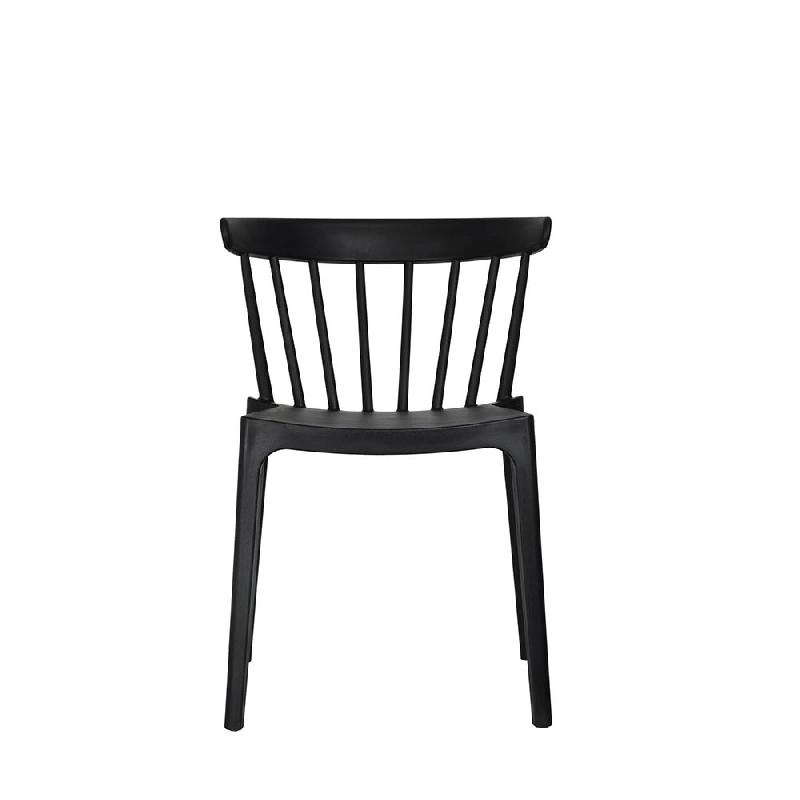 Windson - Chaise empilable en polypropylène noir_1