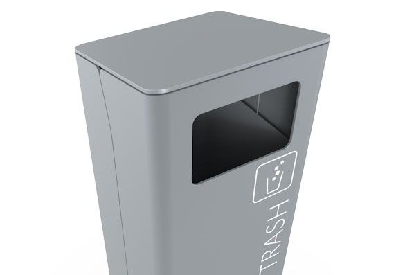 Poubelle publique 003231 - Lido - Komserwis - 40L - Design par Andrzej Klisz_1