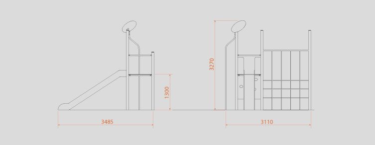 Pfc2 - Structures de jeux combinées - Novatilu - Panneaux antidérapants 21 mm - Matériaux résistants et sûrs_1
