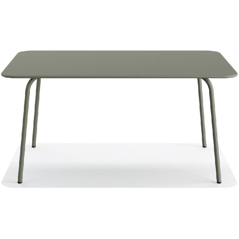 Shine - Table de terrasse rectangulaire Vert_1