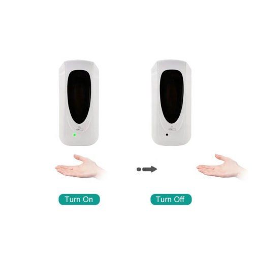 Totem distributeur de gel hydroalcoolique - adzeo sas - dimensions : 400 × 500 × 1500 mm - 100% dibond (alu)_1