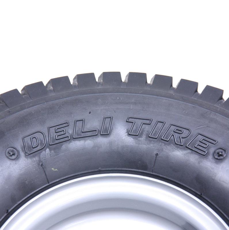 15x6.00-6 grass tyre on wheel rim, cart, buggy - hay bob turner rake - set of 2._1