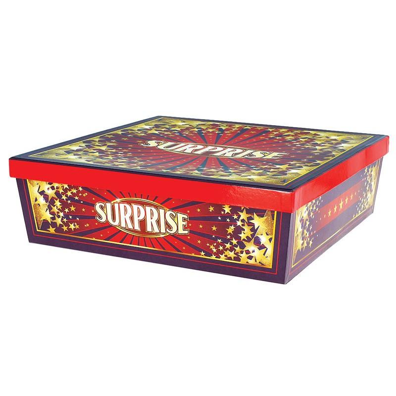 Boite carton carrée cempilable Surprise 33x33 -_1