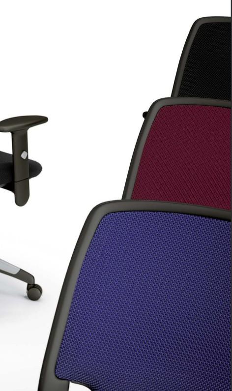 Chaise visiteurs Iris - Mobel Linea - Noir_1