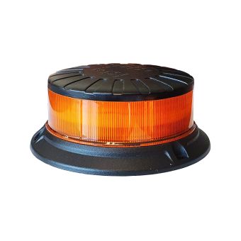 Gyrophare leds orange extra plat - Classe 1 - SLIM - 39 leds - IP66 - Bi-tension 12/24V - Homologué R65 CEM R10_1