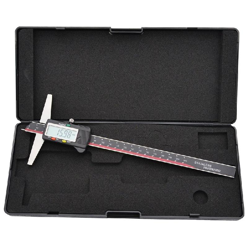 Jauge de profondeur digitale à pointe de haute qualité - 300 mm - Conversion mm/inch - Référence 127300_1