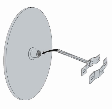 Miroir de sorties de garage - contrôle 2 directions - vision 90° - Ø 300 mm - usage intérieur et extérieur_1