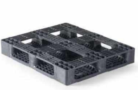 Palette plastique lourde neuve - 100% PE recyclé - Hauteur 165 mm - Planetpal pa-lo-0128_1