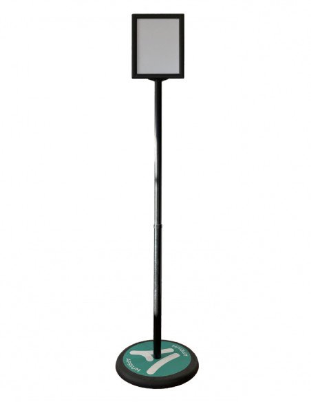 Porte affiche - clic clac - totem télescopique avec cadre A4 personnalisable_1