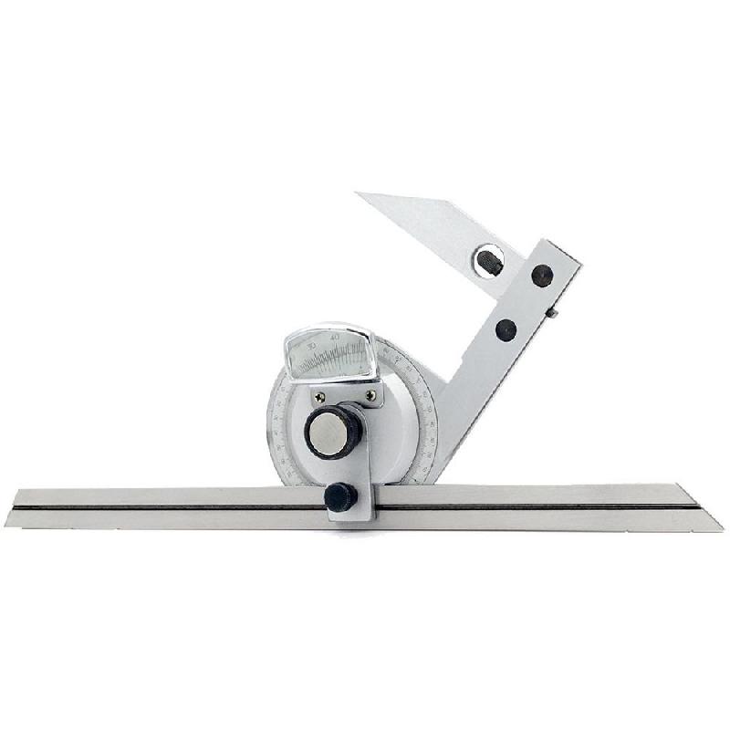 Rapporteur d'angle à loupe - lecture facilitée - règle 300mm - Réf. 936514_1