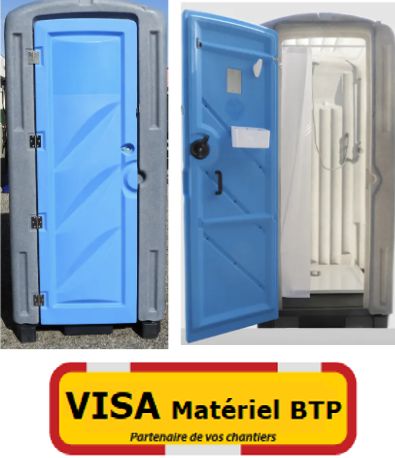 Cabine de douche de chantier autonome et transportable - Toilettes mobiles_1