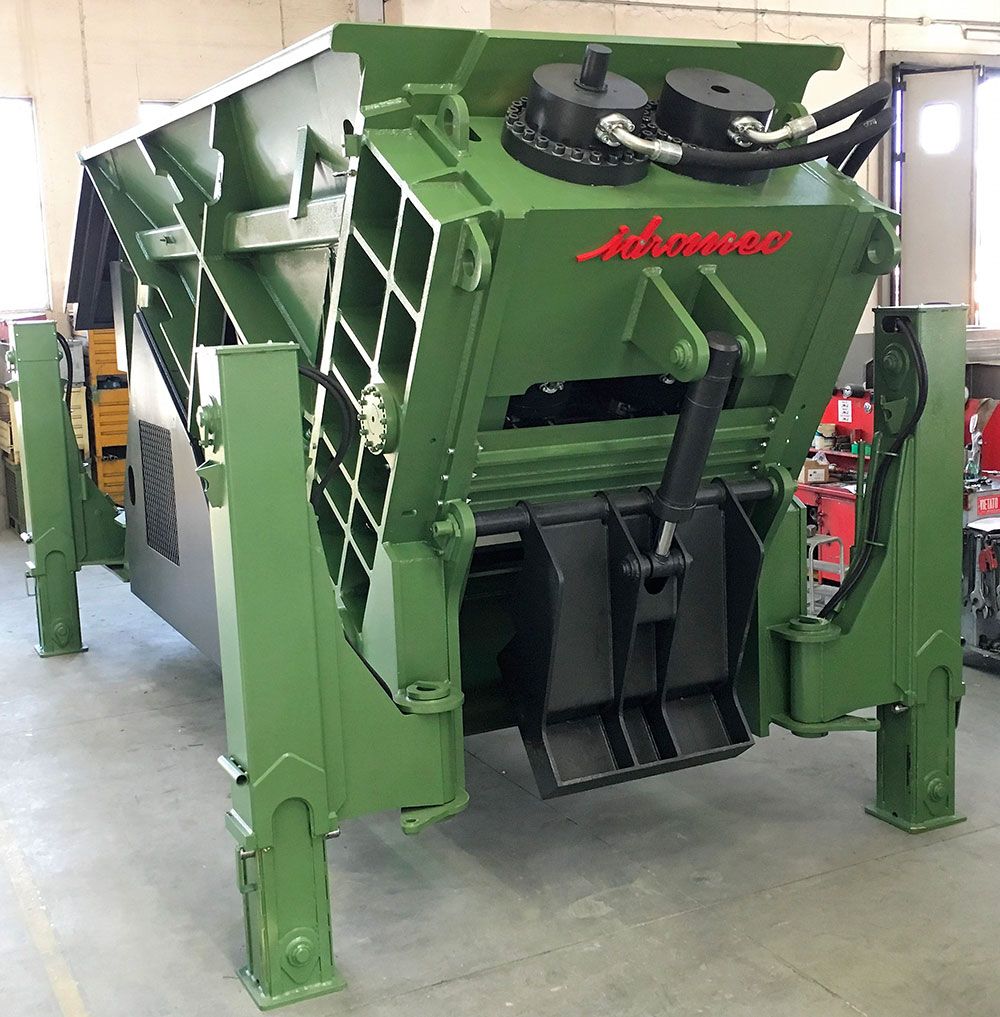 Cisaille inclinée IDROMEC GS 650 - hydraulique, moteur diesel Cummins Tier 5, force de 650 tonnes_1