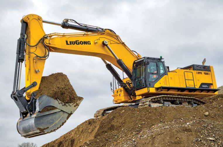 Excavatrice robuste, productive et fiable pour environnements les plus difficiles - Capacité du godet 5.6 m3 - Liugong 995F_1
