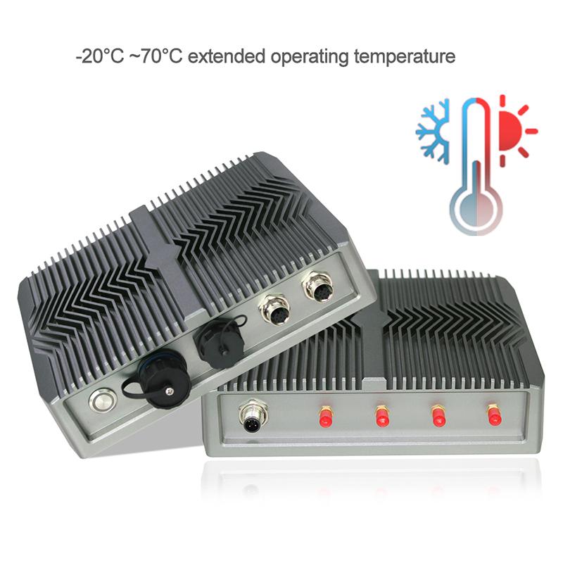 Ordinateur industriel embarqué compact – Intel Core 12e génération – DIN-Rail / mural - EVI MONOLITH-2012R_1