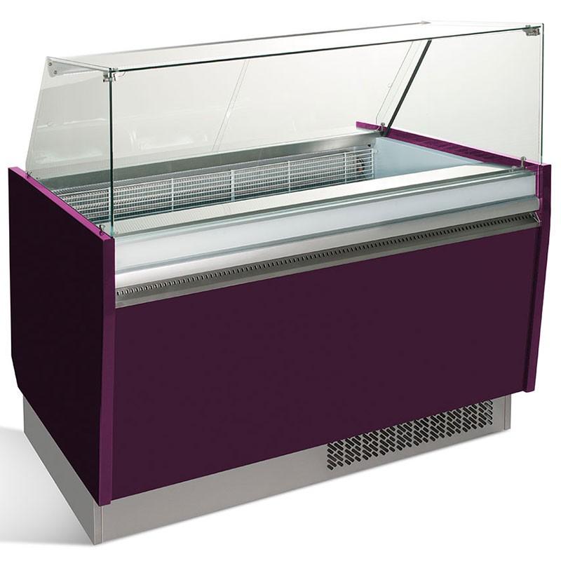Vitrine de présentation glacier 13+13 bacs - ESTI Multicouleurs | Ggm - Violet_1