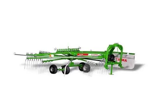 Andaineur agricole SIPMA ZK 350 WIR - 3,50 m - transmission d'huile et bras à 3 dents doubles_1