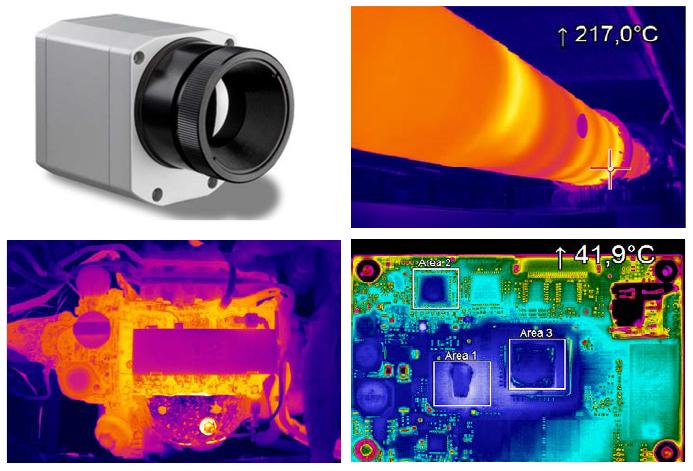 Caméra thermique infrarouge Optris PI640i - 640 x 480 px -20°C à 1500°C, 32 Hz, 125 Hz - Compacte et robuste_1
