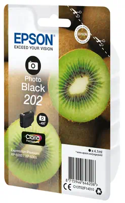 Singlepack Photo Black 202 Claria Premium Ink_1