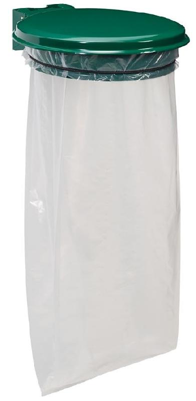 Support Sac Collecmur Mural Extreme - 110L - Gris, Jaune, Vert, Bleu, Inox - Fabrication Française_1